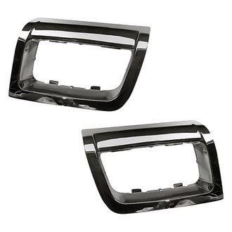 Replacement - Front Driver and Passenger Side Fog Light Surround Set (Standard Line)