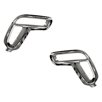 Replacement - Front Driver and Passenger Side Fog Light Bezel Set (Standard Line)