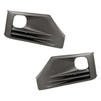 Replacement - Front Driver and Passenger Side Fog Light Bezel Set (Standard Line)
