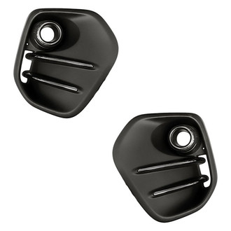 Replacement - Front Driver and Passenger Side Fog Light Bezel Set (Standard Line)