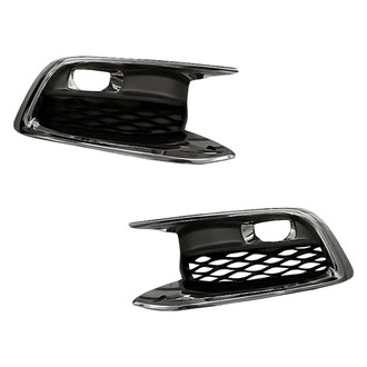 Replacement - Front Driver and Passenger Side Fog Light Bezel Set (Standard Line)