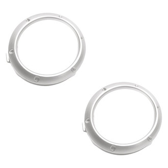 Replacement - Front Driver and Passenger Side Fog Light Bezel Set (Standard Line)