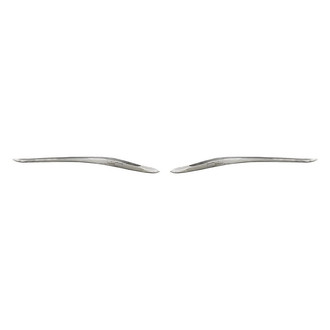 Replacement - Driver and Passenger Side Grille Molding Set (Standard Line)