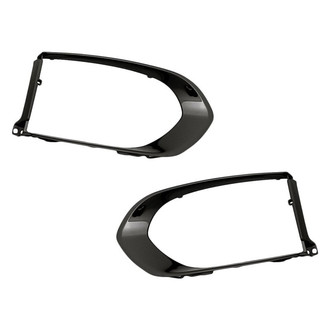 Replacement - Front Outer Driver and Passenger Side Fog Light Trim Set (Standard Line)