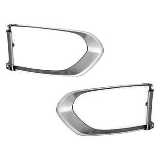 Replacement - Front Driver and Passenger Side Fog Light Trim Set (Standard Line)
