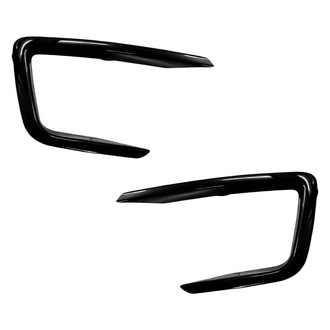Replacement - Front Outer Driver and Passenger Side Fog Light Bezel Set (Standard Line)