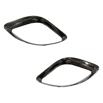 Replacement - Front Driver and Passenger Side Bumper Cover Grille Molding Set (Standard Line)