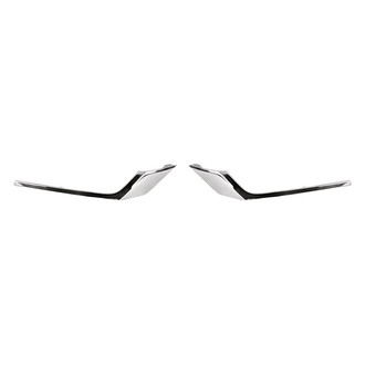 Replacement - Upper Driver and Passenger Side Grille Molding Set (Standard Line)