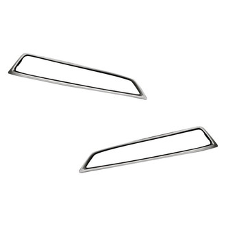Replacement - Front Driver and Passenger Side Fog Light Hole Molding Set (Standard Line)