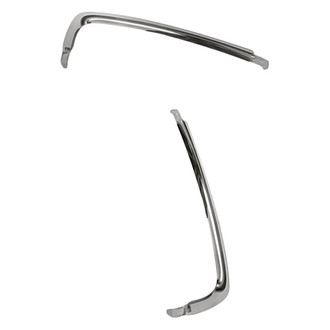 Replacement - Front Driver and Passenger Side Bumper Cover Grille Molding Set (Standard Line)
