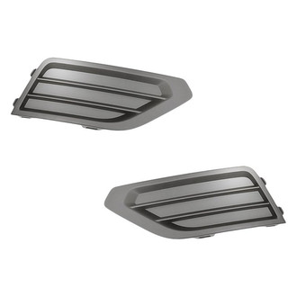 Replacement - Front Driver and Passenger Side Fog Light Cover Set (Standard Line)