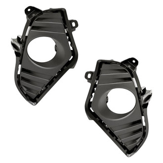 Replacement - Front Driver and Passenger Side Fog Light Bezel Set (Standard Line)