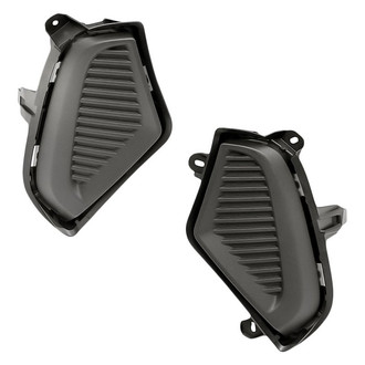Replacement - Front Driver and Passenger Side Fog Light Cover Set (Standard Line)
