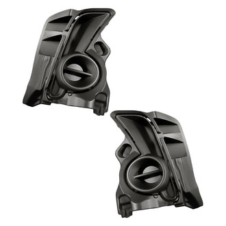 Replacement - Front Driver and Passenger Side Fog Light Cover Set (Standard Line)