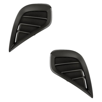 Replacement - Front Driver and Passenger Side Fog Light Cover Set (Standard Line)