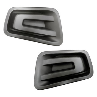 Replacement - Front Driver and Passenger Side Fog Light Cover Set (Standard Line)