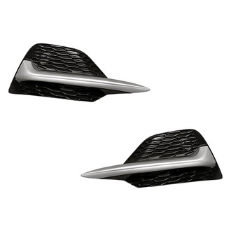 Replacement - Front Lower Driver and Passenger Side Fog Light Bezel Set (Standard Line)