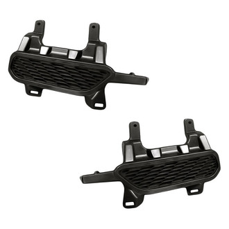 Replacement - Front Driver and Passenger Side Fog Light Cover Set (Standard Line)
