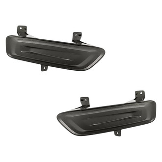 Replacement - Front Driver and Passenger Side Fog Light Cover Set (Standard Line)