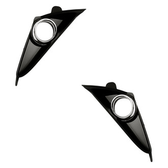 Replacement - Front Driver and Passenger Side Fog Light Bezel Set (Standard Line)