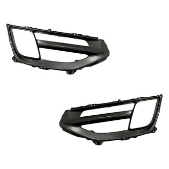 Replacement - Front Driver and Passenger Side Fog Light Cover Set (Standard Line)
