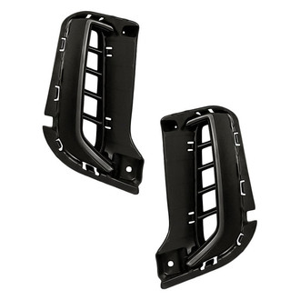 Replacement - Front Driver and Passenger Side Fog Light Cover Set (Standard Line)