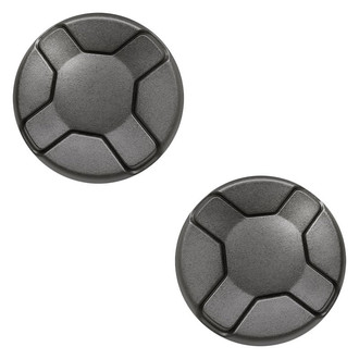 Replacement - Front Driver and Passenger Side Fog Light Cover Set (Standard Line)