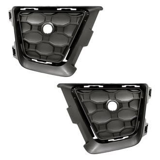 Replacement - Front Lower Outer Driver and Passenger Side Fog Light Bezel Set (Standard Line)