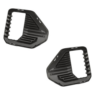 Replacement - Front Driver and Passenger Side Fog Light Cover Set (Standard Line)
