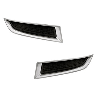 Replacement - Front Upper Outer Driver and Passenger Side Fog Light Cover Set (Standard Line)
