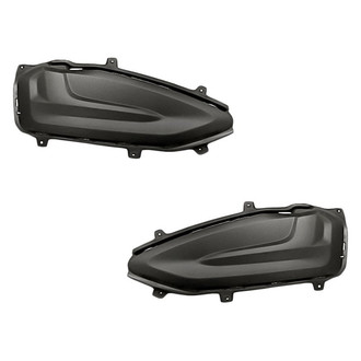 Replacement - Front Driver and Passenger Side Fog Light Cover Set (Standard Line)