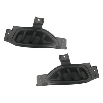 Replacement - Front Driver and Passenger Side Fog Light Cover Set (Standard Line)