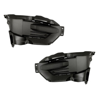 Replacement - Front Driver and Passenger Side Fog Light Cover Set (Standard Line)