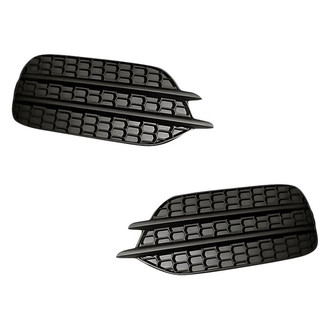 Replacement - Front Driver and Passenger Side Fog Light Cover Set (Standard Line)