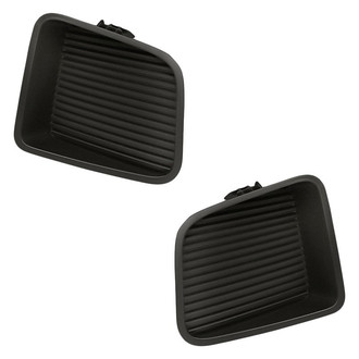 Replacement - Front Driver and Passenger Side Fog Light Cover Set (Standard Line)