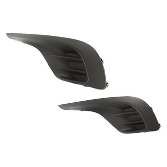 Replacement - Front Driver and Passenger Side Fog Light Cover Set (Standard Line)