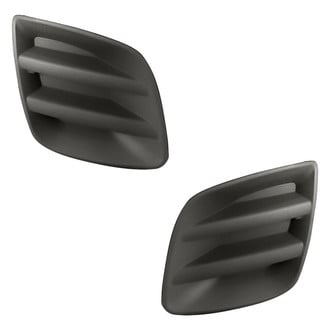 Replacement - Front Driver and Passenger Side Fog Light Cover Set (CAPA Certified)