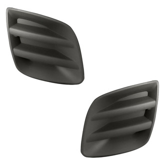 Replacement - Front Driver and Passenger Side Fog Light Cover Set (Standard Line)