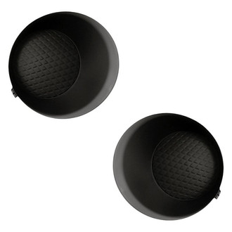 Replacement - Front Driver and Passenger Side Fog Light Cover Set (Standard Line)