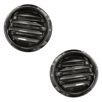 Replacement - Front Driver and Passenger Side Fog Light Cover Set (Standard Line)