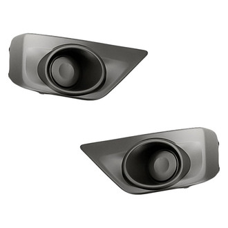 Replacement - Front Driver and Passenger Side Fog Light Cover Set (Standard Line)