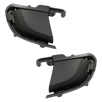 Replacement - Front Driver and Passenger Side Fog Light Cover Set (Standard Line)
