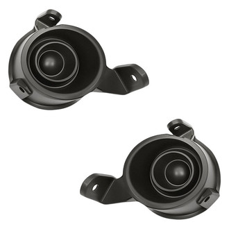 Replacement - Front Driver and Passenger Side Fog Light Cover Set (Standard Line)