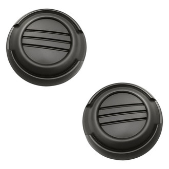Replacement - Front Driver and Passenger Side Fog Light Cover Set (Standard Line)