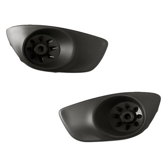 Replacement - Front Driver and Passenger Side Fog Light Cover Set (Standard Line)