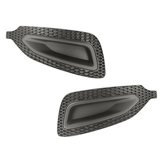 Replacement - Front Driver and Passenger Side Fog Light Cover Set (Standard Line)