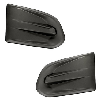Replacement - Front Driver and Passenger Side Fog Light Cover Set (Standard Line)