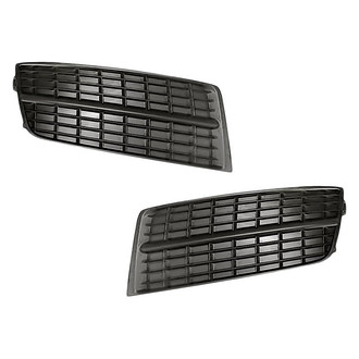 Replacement - Front Driver and Passenger Side Fog Light Cover Set (Standard Line)