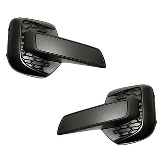 Replacement - Front Driver and Passenger Side Fog Light Cover Set (Standard Line)