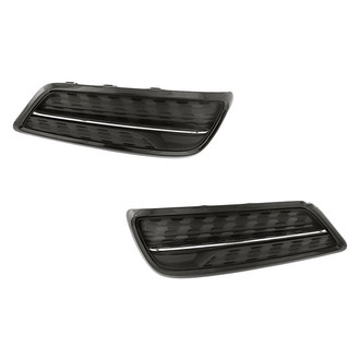 Replacement - Front Driver and Passenger Side Fog Light Cover Set (Standard Line)